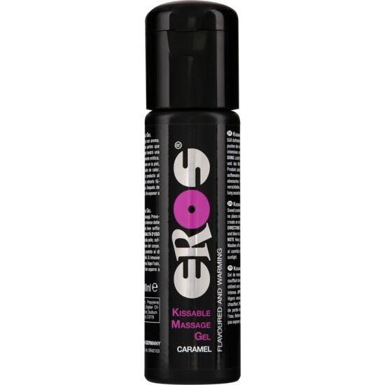 EROS - ÓLEO DE MASSAGEM EFEITO DE CALOR BEIJVEL CARAMELO 100 ML - Infernum Store