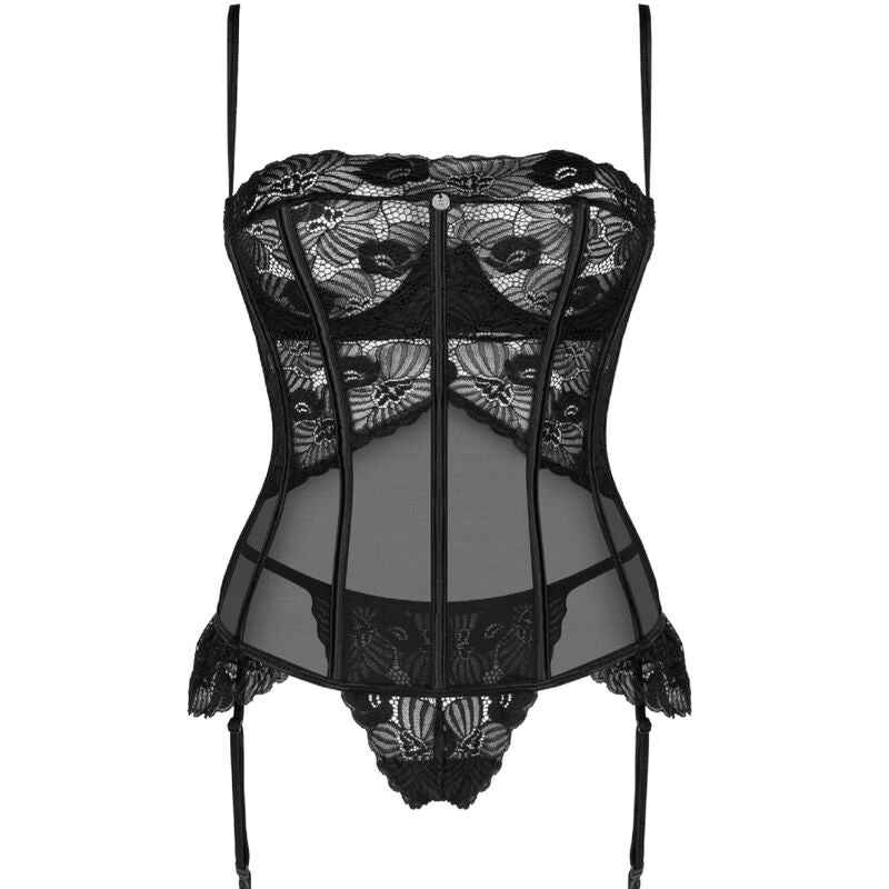 OBSESSIVE - SERENA LOVE CORSET E TANGA XL/XXL - Infernum Store