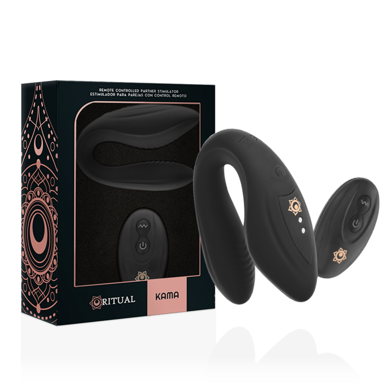 RITHUAL - KAMA REMOTE CONTROL FOR COUPLES AZABACHE - Infernum Store