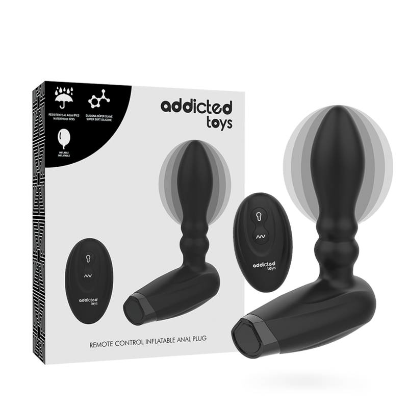 ADDICTED TOYS - PLUGUE DE CONTROLE REMOTO INFLVEL - 10 MODOS DE VIBRAO - Infernum Store
