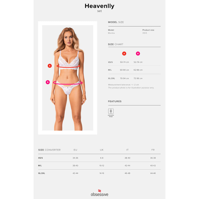 OBSESSIVE - CONJUNTO HEAVENLLY 2 PEAS XS/S - Infernum Store