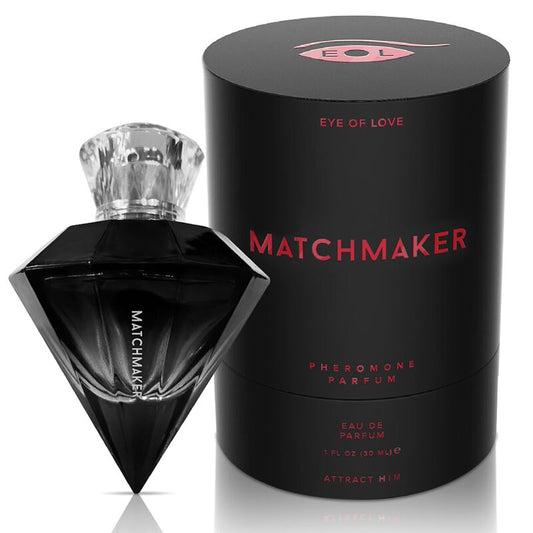 OLHO DE AMOR - MATCHMAKER BLACK DIAMOND LGBTQ PERFUME FEROMONES PARA ELE 30 ML - Infernum Store