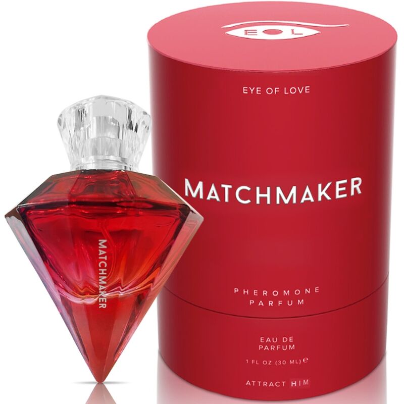 OLHO DE AMOR - MATCHMAKER RED DIAMOND FEROMONE PERFUME ATRAIR ELE 30 ML - Infernum Store