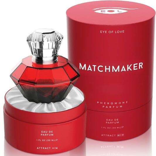 OLHO DE AMOR - MATCHMAKER RED DIAMOND FEROMONE PERFUME ATRAIR ELE 30 ML - Infernum Store