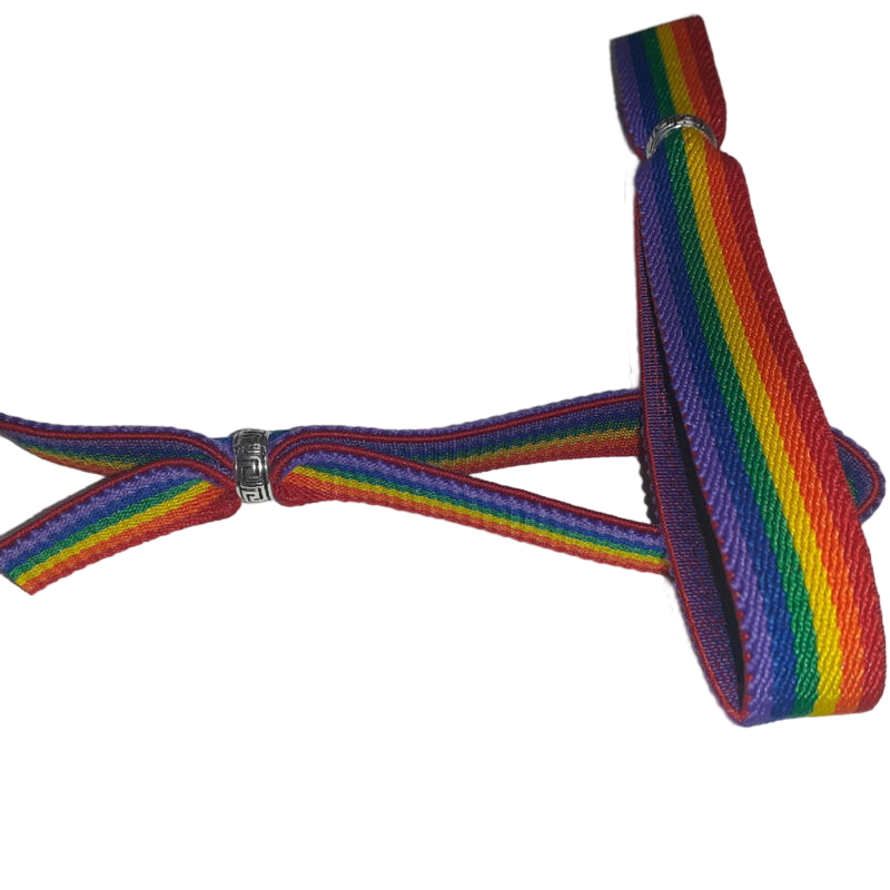 PRIDE - PULSEIRA DE BORRACHA DE LUXO PARA MENINOS COM CONTA DE PRIDE - Infernum Store