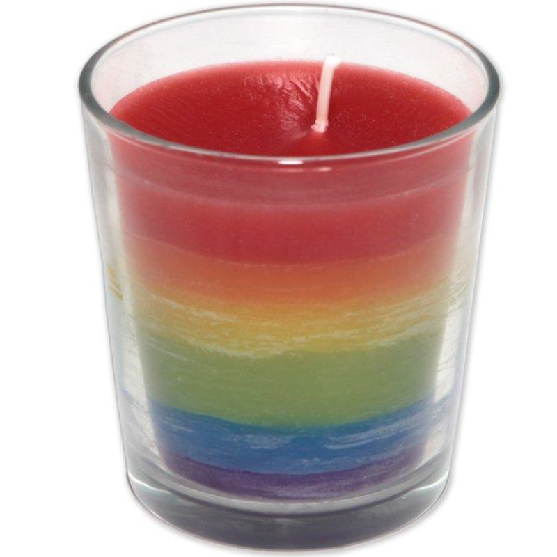 PRIDE - COPO DE VELA COM BANDEIRA LGBT - Infernum Store