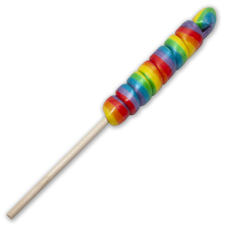 PRIDE - GRANDE PIRULITO COM A BANDEIRA LGBT PARA CHULO, CHULO MEU PIRULO /pt/pt/pt/pt/fr/it/ - Infernum Store