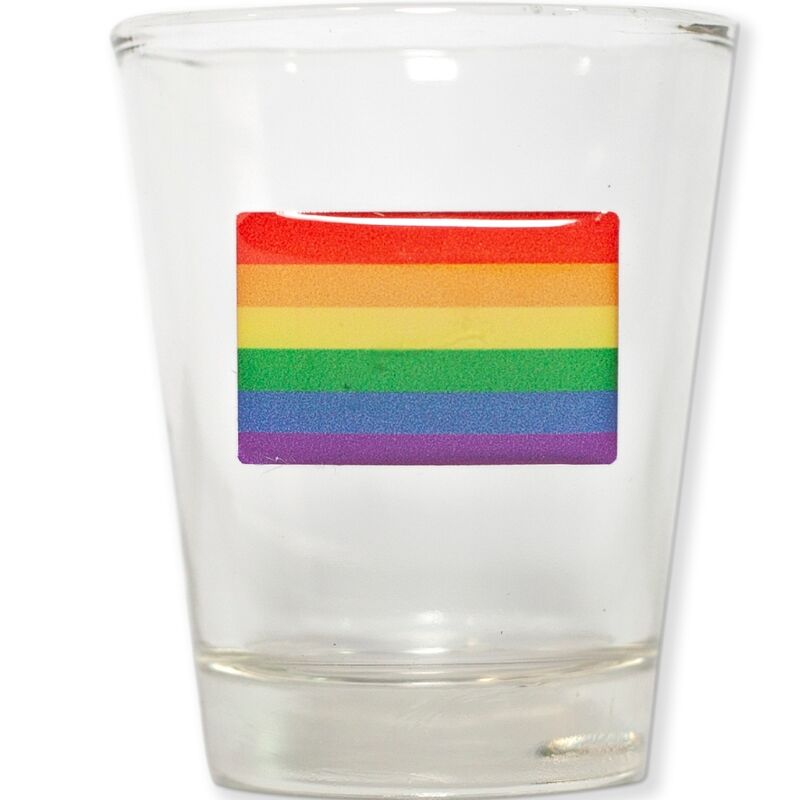 PRIDE - COPO DE TIRO DE VIDRO CÚBICO - Infernum Store