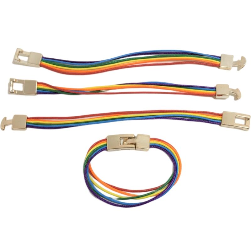 PRIDE - PULSEIRA DE CORDA BANDEIRA LGBT - Infernum Store