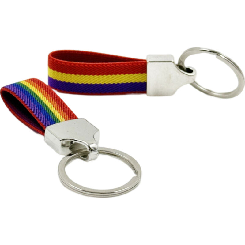 PRIDE - PORTA-CHAVES EM TECIDO ELSTICO COM BANDEIRA - Infernum Store