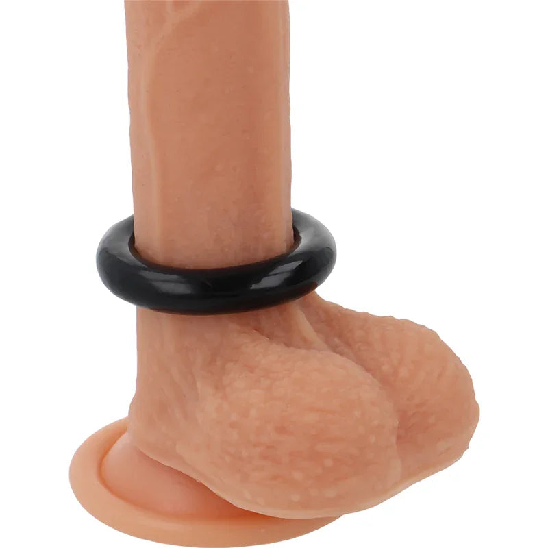 POWERING - ANEL PARA O PÉNIS SUPER FLEXÍVEL E RESISTENTE 4,5 CM PRETO - Infernum Store