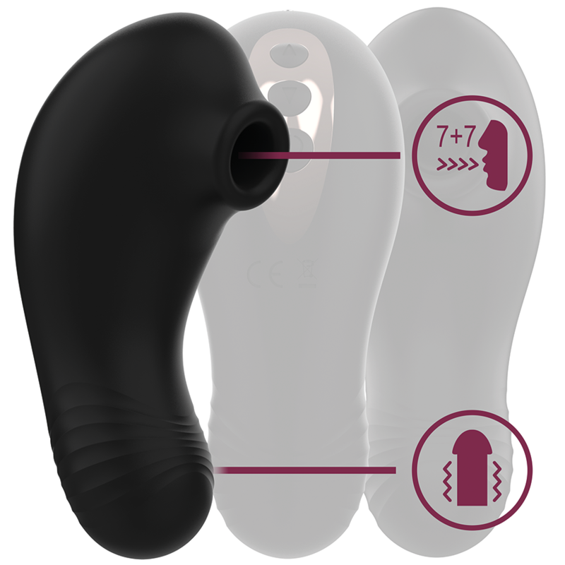RITHUAL - ESTIMULADOR DE CLITÓRIS DE BOLSO SHUSHU PRO 2 PODEROSOS MOTORES A JATO - Infernum Store