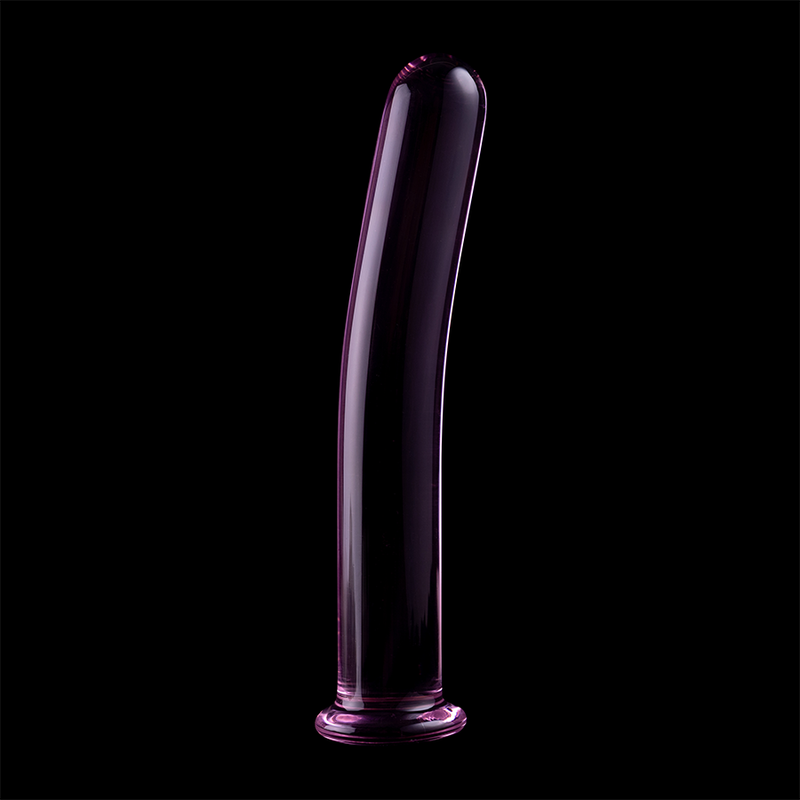 NEBULA SERIES BY IBIZA - MODELO 17 DILDO VIDRO BOROSILICADO ROSA 18.5 CM -O- 3 CM