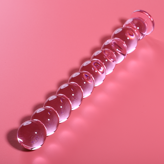 NEBULA SERIES BY IBIZA - MODELO 22 DILDO VIDRO BOROSILICADO ROSA 21.5 CM -O- 2.5 CM