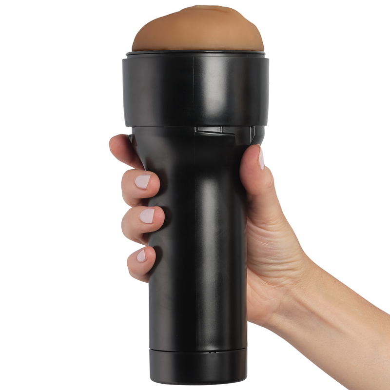 KIIROO - ESTIMULADOR MASTURBADOR FEEL STROKER - MARROM CLARO - Infernum Store