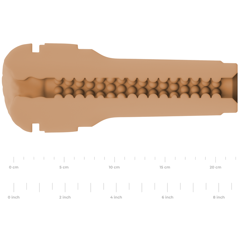 KIIROO - ESTIMULADOR MASTURBADOR FEEL STROKER - MARROM CLARO - Infernum Store