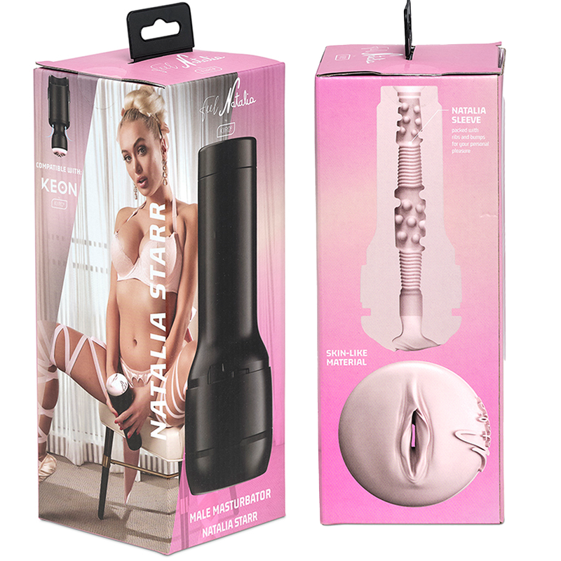 KIIROO - KEON + FEEL NATALIA STARR + LUBRIFICANTE DE QUALIDADE AQUA 50 ML - Infernum Store