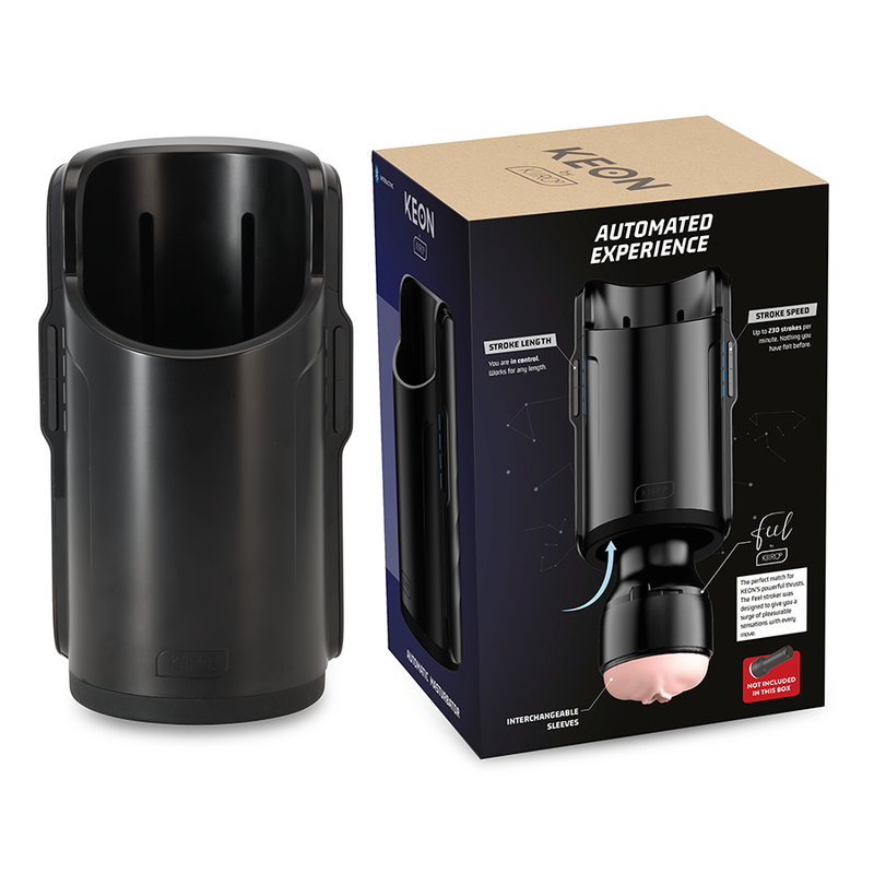 KIIROO - KEON + ALEXIS FAWX STROKER + LUBRIFICANTE DE QUALIDADE AQUA 50 ML - Infernum Store