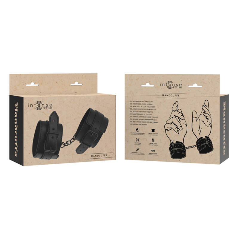 INTENSE - FETISH ALGEMAS DE COURO VEGANO - Infernum Store