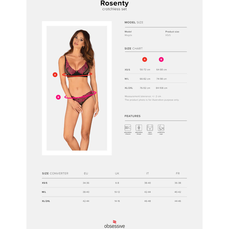 OBSESSIVE - CONJUNTO ROSENTY DUAS PEAS M/L - Infernum Store