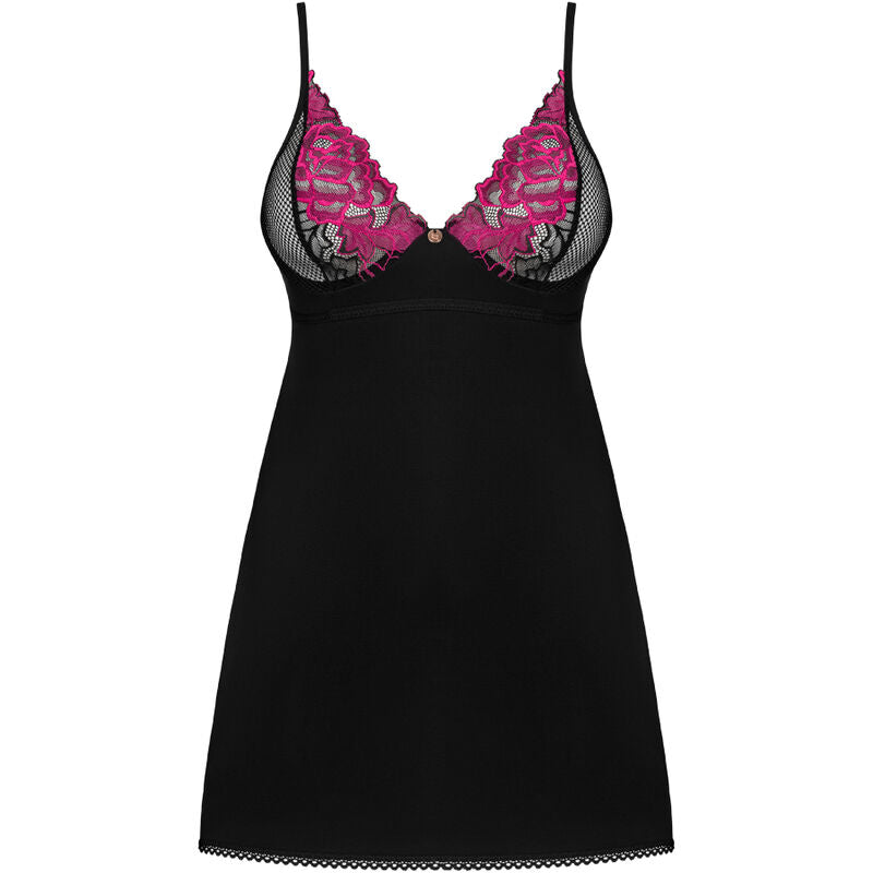 OBSESSIVE - ROSENTY CHEMISE & TANGA XL/XXL - Infernum Store
