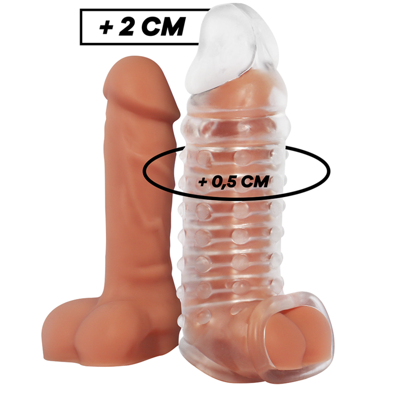 VIRILXL - PENIS EXTENSION AND SHEATH V11 TRANSPARENT - Infernum Store