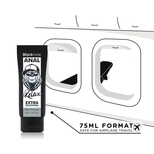 BLACK HOLE - GEL BASE DE ÁGUA DILATAÇÃO ANAL 70 ML