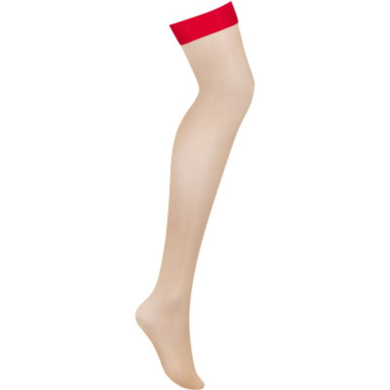 OBSESSIVE - CALZE S814 ROSSE S/M - Infernum Store