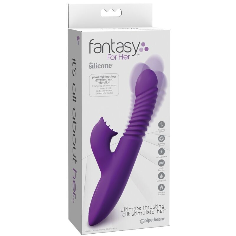 FANTASY FOR HER - ESTIMULADOR DE CLITÓRIS COM OSCILAÇÃO DE CALOR E FUNÇÃO DE VIBRAÇÃO VIOLETA - Infernum Store
