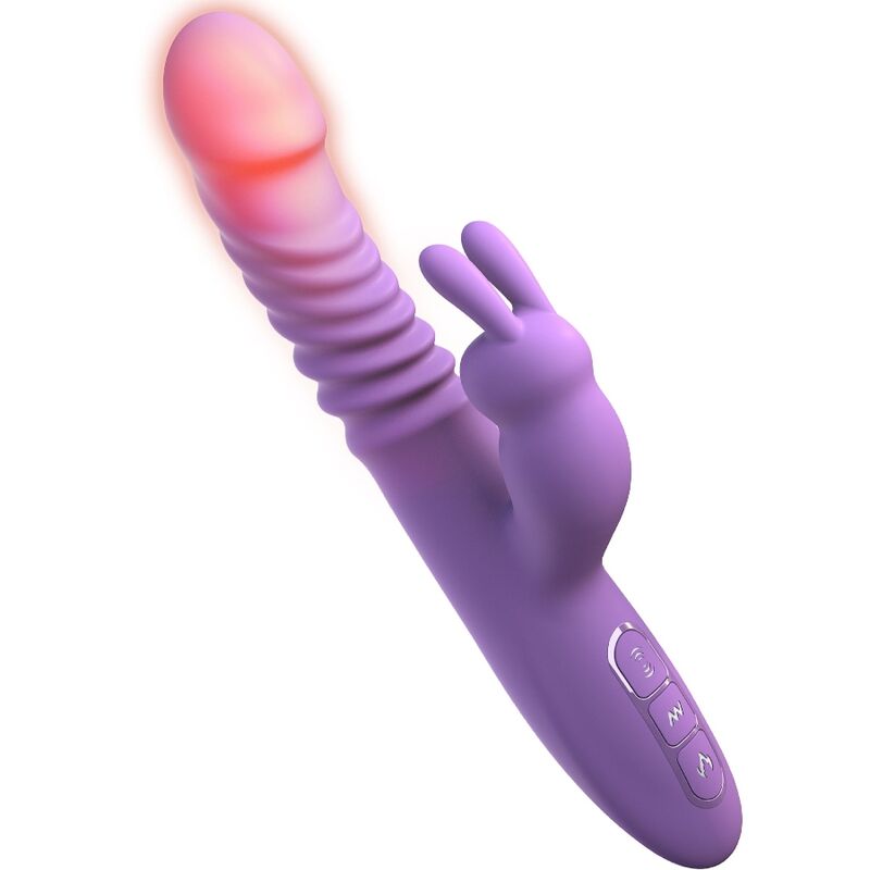 FANTASY FOR HER - ESTIMULADOR DE CLITÓRIS DE COELHO COM OSCILAÇÃO DE FUNÇÃO DE CALOR E VIBRAÇÃO VIOLETA - Infernum Store