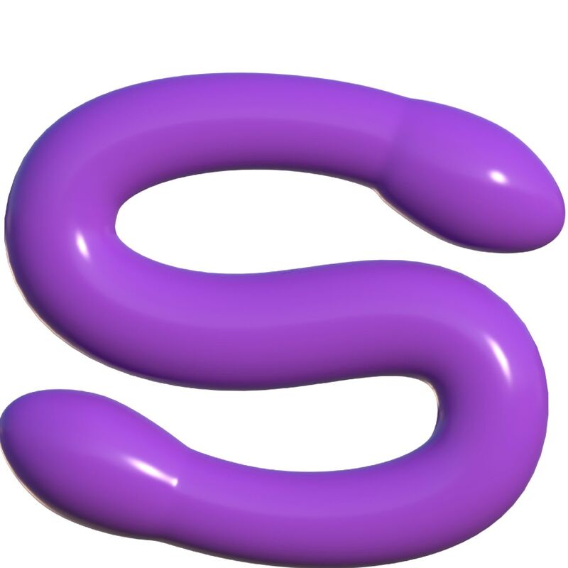 CLASSIX - DILDO DUPLO FLEXÍVEL 43,7 CM ROXO - Infernum Store