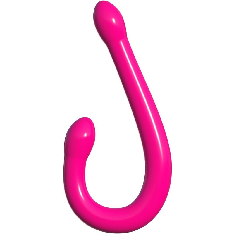 CLASSIX - DILDO DUPLO FLEXÍVEL 43,7 CM ROSA - Infernum Store