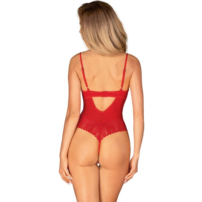 OBSESSIVE - INGRIDIA CROTCHLESS VERMELHO M/L - Infernum Store