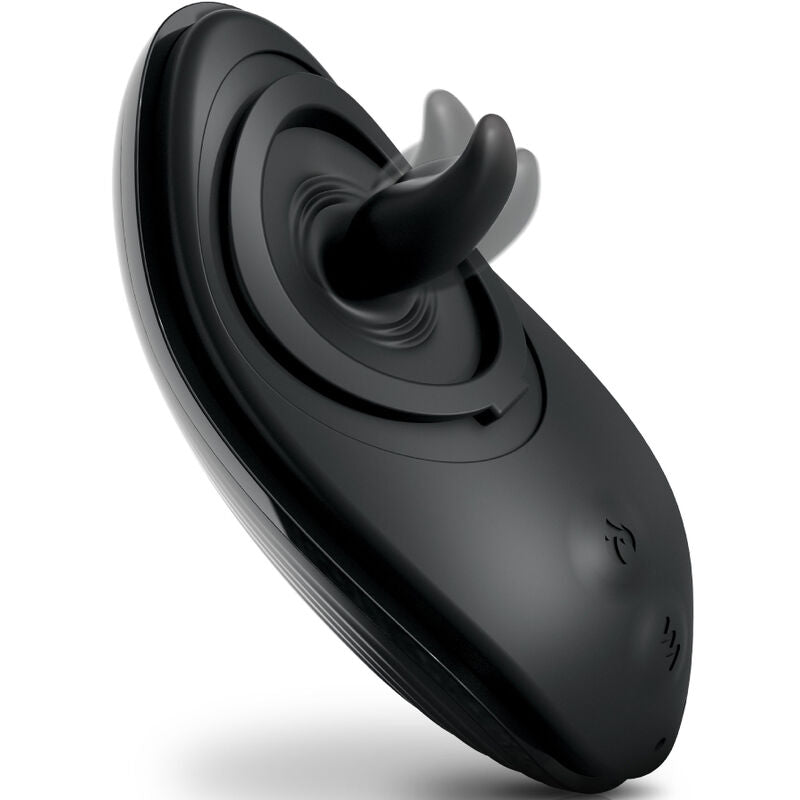 SIR RICHARDS - ESTIMULADOR ANAL RIM JOY VIBRADOR E SILICONE PRETO - Infernum Store