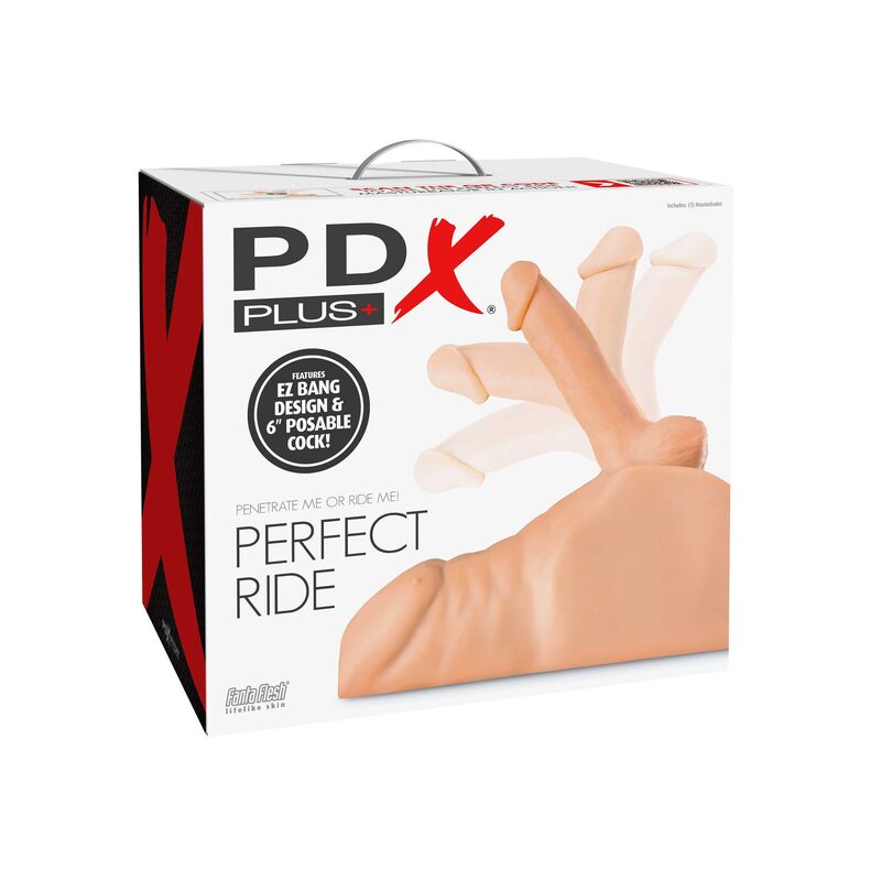 PDX PLUS - PERFECT RIDE PENIS AND ANUS MASTURBATOR - Infernum Store