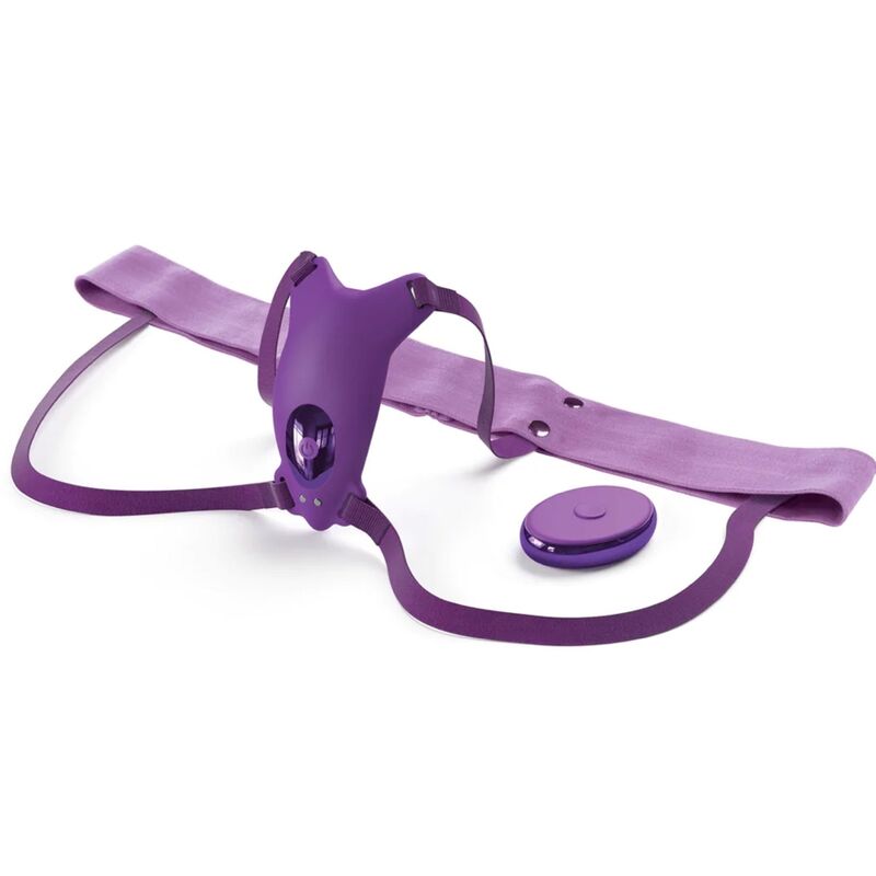 FANTASY FOR HER - ARNÊS DE BORBOLETA VIBRANTE, CONTROLE REMOTO RECARREGÁVEL E VIOLETA - Infernum Store