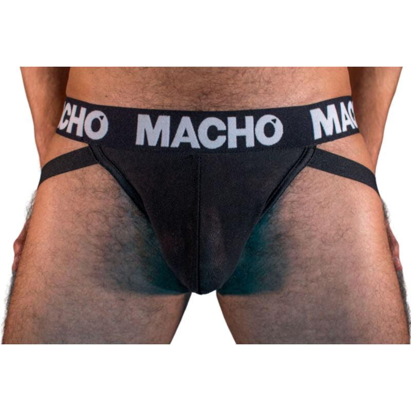 MACHO - MX25NN JOCK BLACK SIZE L - Infernum Store