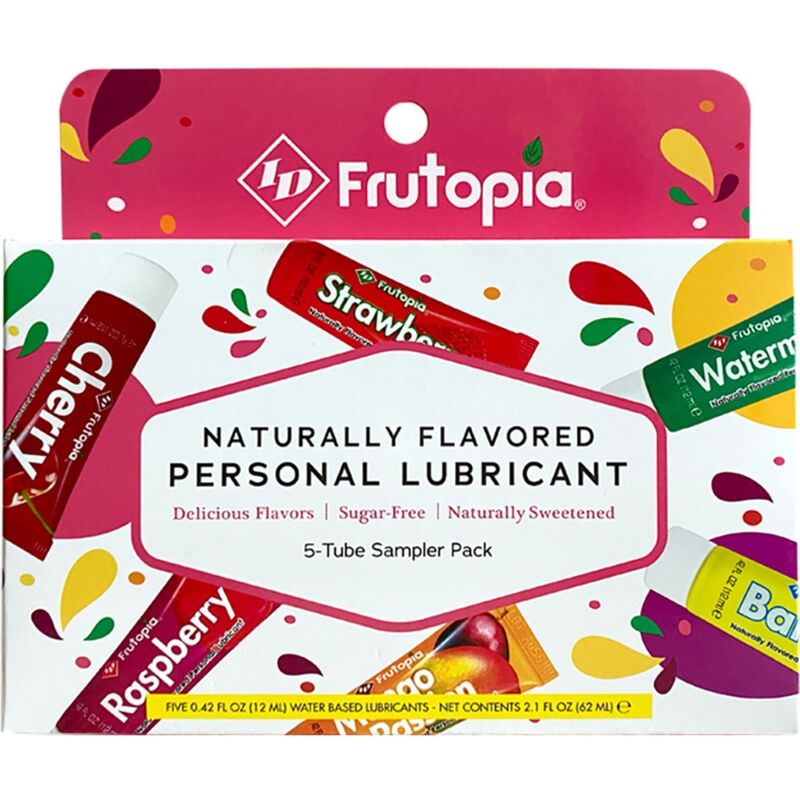 ID FRUTOPIA - LUBRIFICANTE SORTIDO 5 PACK 12 ML - Infernum Store