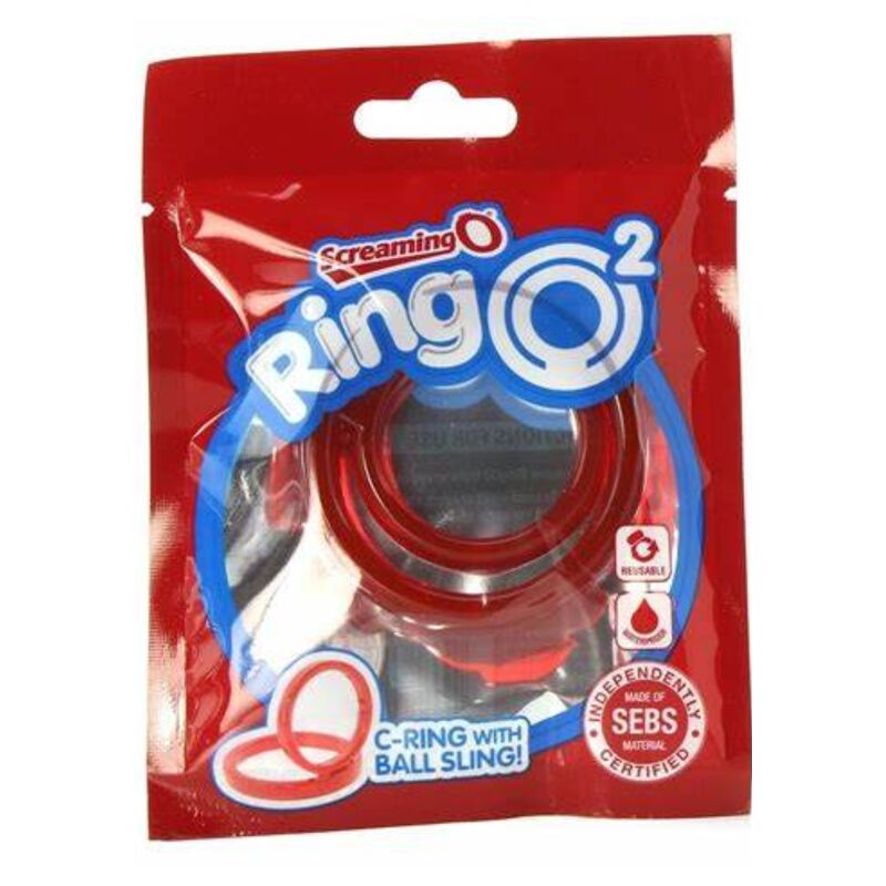 SCREAMING O - RINGO 2 ANEL VERMELHO - Infernum Store