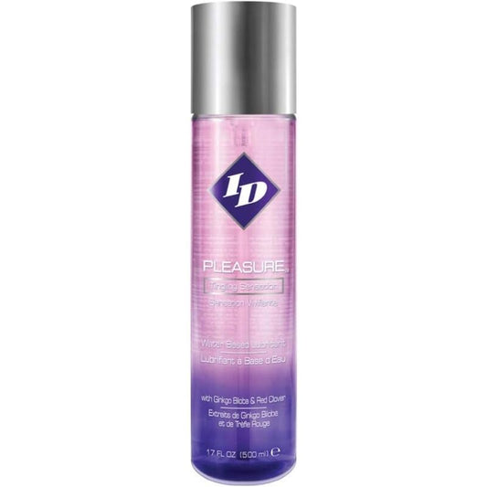 ID PLEASURE - TINGING SENSATION WATER BASED LUBRICANT 500 ML - Infernum Store
