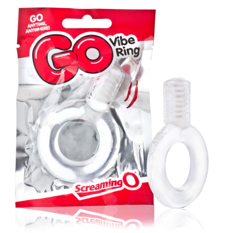 SCREAMING O - ANEL VIBRADOR GO TRANSPARENTE - Infernum Store