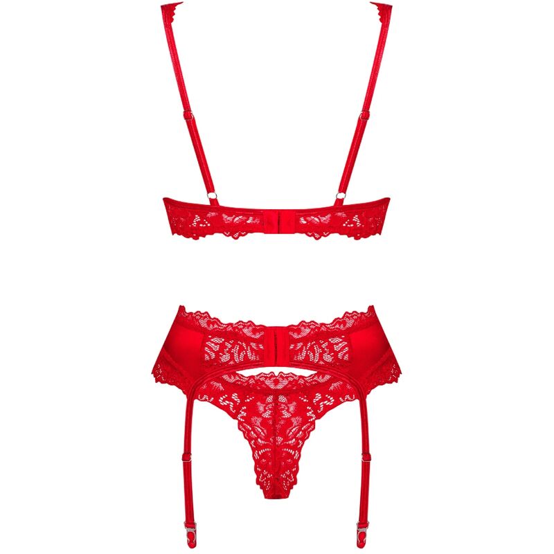 OBSESSIVE - CONJUNTO AMOR CHERRIS 3 PEÇAS L/XL - Infernum Store