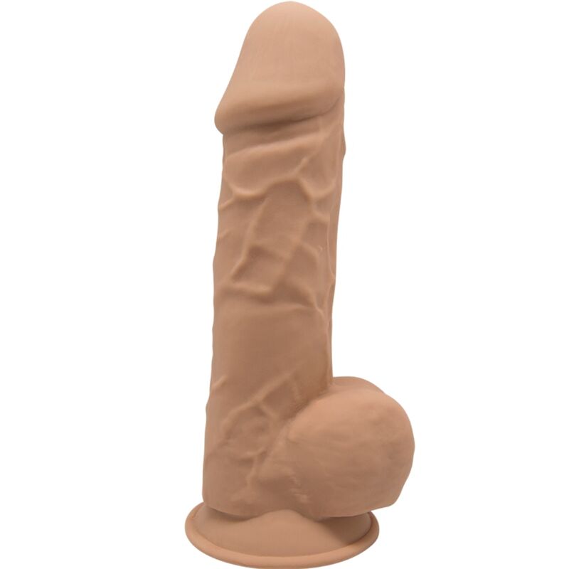 SILEXD - MODEL 1 REALISTIC PENIS PREMIUM SILEXPAN SILICONE CARAMEL 21.5 CM - Infernum Store