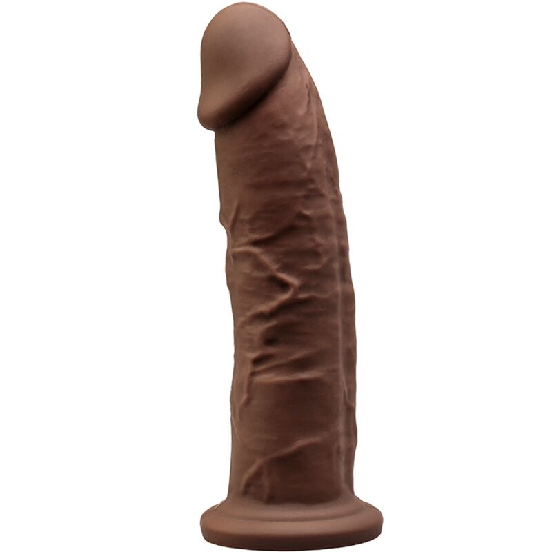 SILEXD - MODEL 2 REALISTIC PENIS PREMIUM SILEXPAN SILICONE BROWN 19 CM - Infernum Store