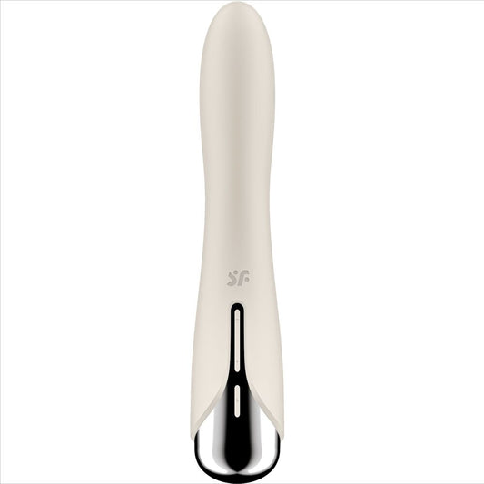 SATISFYER - VIBRADOR ROTADOR BEGE SPINNING VIBE 1 G-SPOT BEIGE