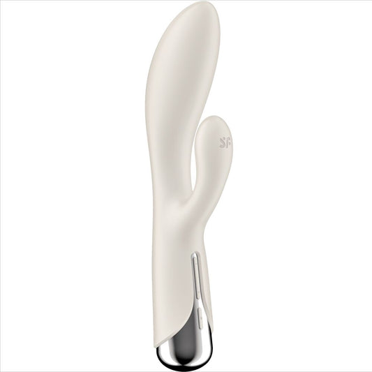 SATISFYER - SPINNING RABBIT 1 CLITORIS AND G-SPOT STIMULATION BEIGE - Infernum Store