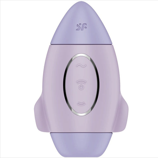 SATISFYER - MISSION CONTROL LILAC SMALL DOUBLE IMPULSE VIBRATOR - Infernum Store