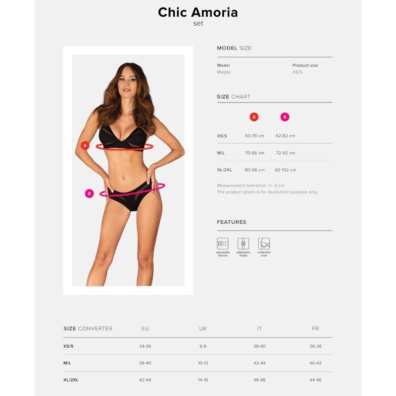 OBSESSIVE - CONJUNTO CHIC AMORIA 2 PEAS M/L - Infernum Store