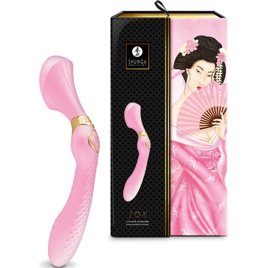 SHUNGA - ZOA INTIMATE MASSAGER PINK - Infernum Store
