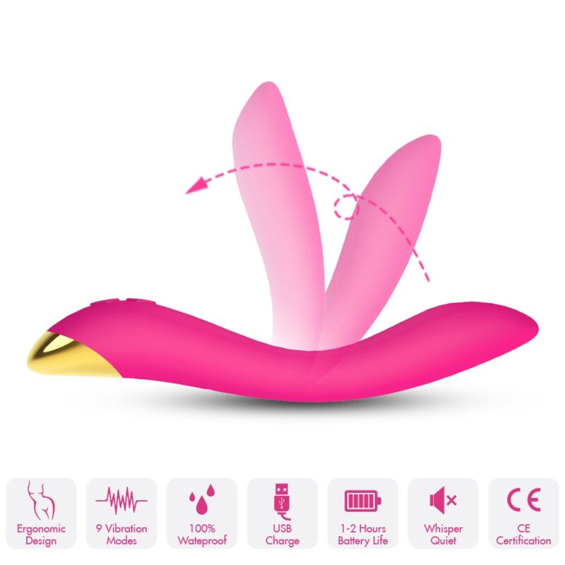 ARMONY - FLAMINGO VIBRATOR MULTIPOSITION FUCHSIA - Infernum Store